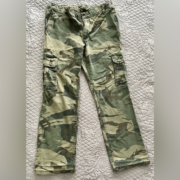 Wrangler Bottoms Wrangler Cargo Pants Camo Pattern 4 Husky Poshmark